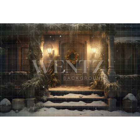 Fundo Fotográfico em Tecido Porta de Natal / Backdrop 4276
