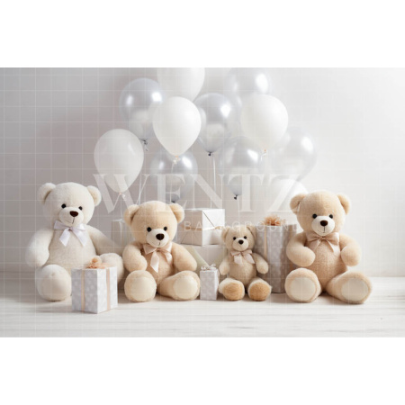 Fundo Fotográfico em Tecido Festa dos Ursos / Backdrop 4842