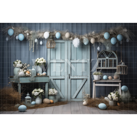 Fundo Fotográfico em Tecido Cenário de Páscoa / Backdrop 5209