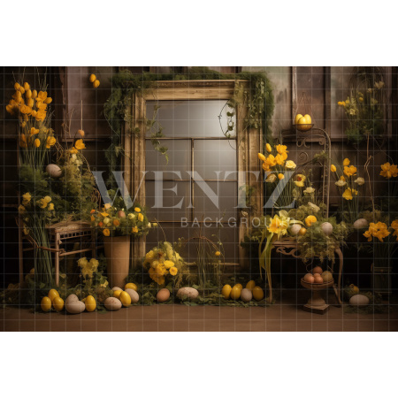 Fundo Fotográfico em Tecido Páscoa / Backdrop 5265