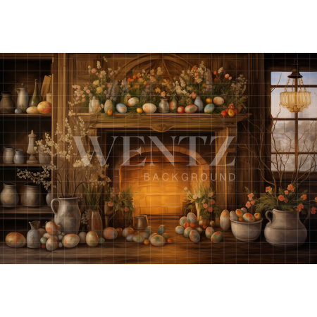 Fundo Fotográfico em Tecido Páscoa / Backdrop 5268