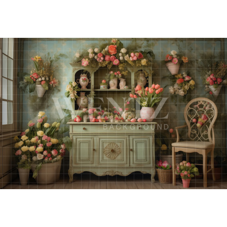 Fundo Fotográfico em Tecido Páscoa 2024 / Backdroo 5276