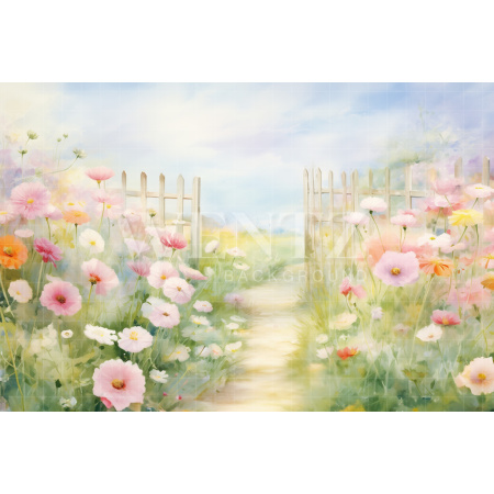 Fundo Fotográfico em Tecido Páscoa / Backdrop 5308