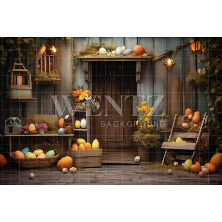 Fundo Fotográfico em Tecido Páscoa / Backdrop 5315