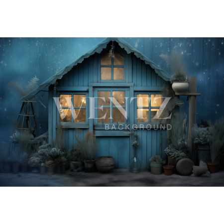 Fundo Fotográfico em Tecido Casa de Páscoa / Backdrop 5414