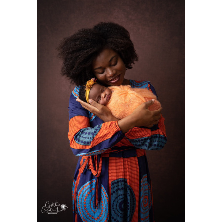 Fundo Fotográfico em Tecido Textura Marrom / Backdrop 1524