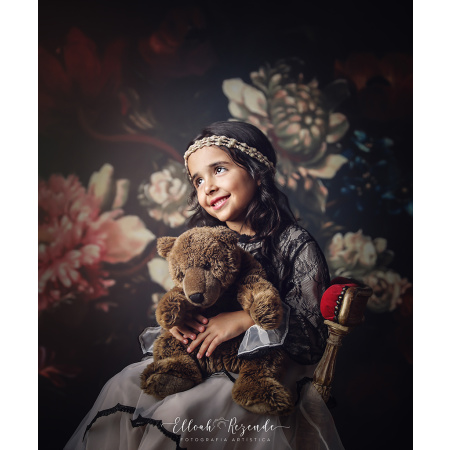 Fundo Fotográfico em Tecido Flores Fine Art / Backdrop CW33