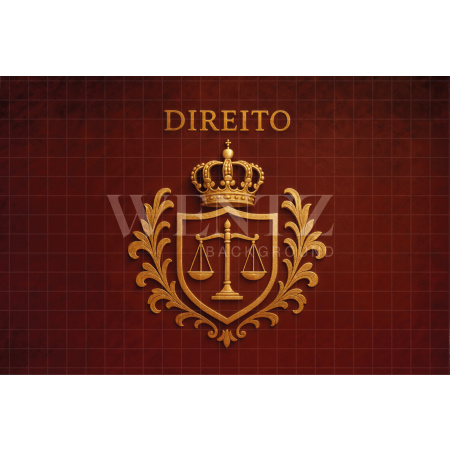 Fundo Fotográfico em Tecido Formatura Direito / Backdrop 7938