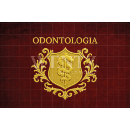 Fundo Fotográfico em Tecido Formatura Odontologia / Backdrop 7940