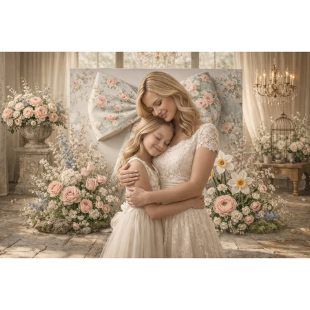 Fundo Fotográfico em Tecido Dia das Mães / Backdrop 8226