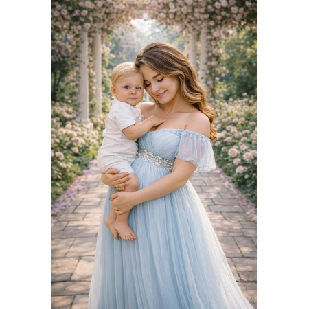 Fundo Fotográfico em Tecido Jardim Dia das Mães / Backdrop 8256