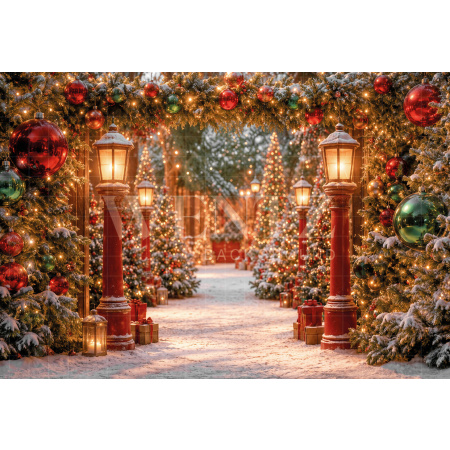 Fundo Fotográfico em Tecido Natal / Backdrop 8545