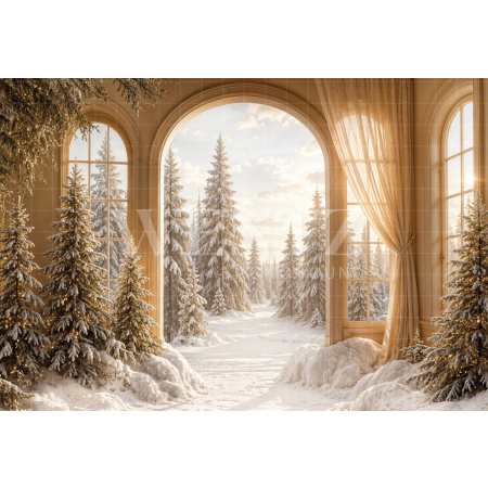 Fundo Fotográfico em Tecido Natal / Backdrop 8554