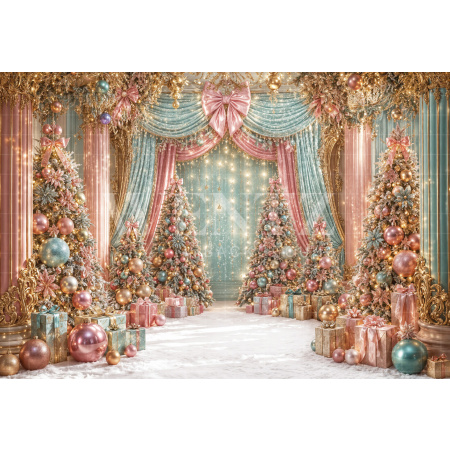 Fundo Fotográfico em Tecido Natal / Backdrop 8555