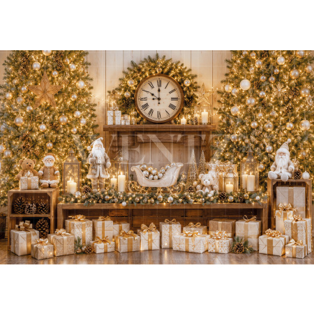 Fundo Fotográfico em Tecido Natal / Backdrop 8556