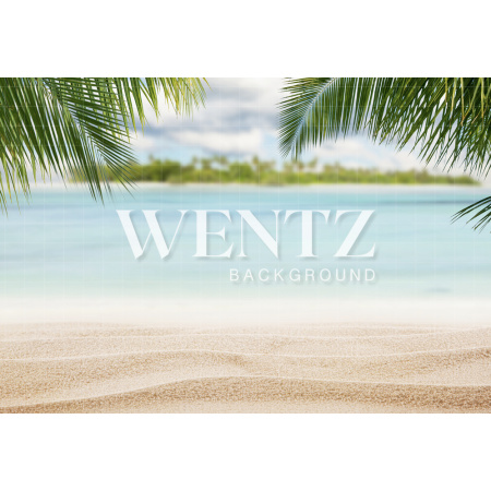 Fundo Fotográfico em Tecido Praia e Mar / Backdrop 90