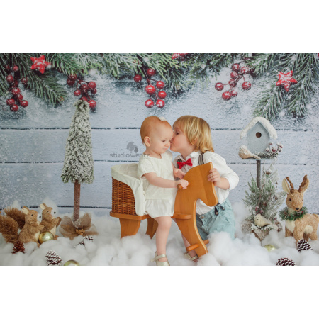 Fundo Fotográfico em Tecido Natal / Backdrop 754