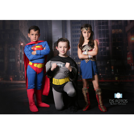 Fundo Fotográfico em Tecido Super Herói / Backdrop 746