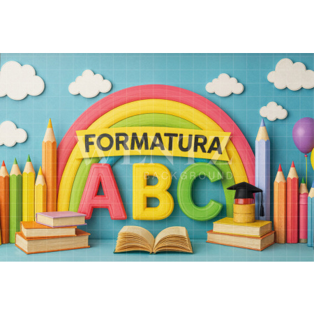 Fundo Fotográfico em Tecido ABC / Backdrop 7855