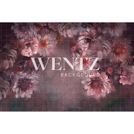 Fundo Fotográfico em Tecido Flores Fine Art / Backdrop CW34