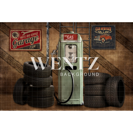 Fundo Fotográfico em Tecido Garagem / Backdrop 1863