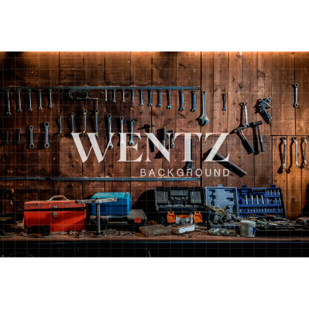 Fundo Fotográfico em Tecido Mesa de Ferramentas / Backdrop 1838