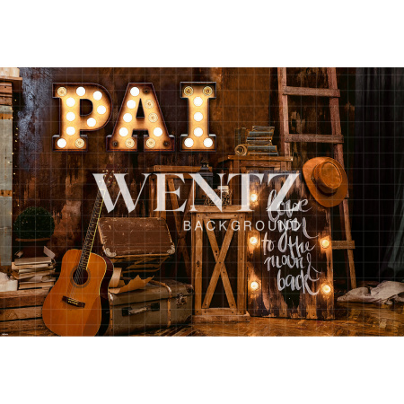 Fundo Fotográfico em Tecido Cenário Dia dos Pais / Backdrop 1859