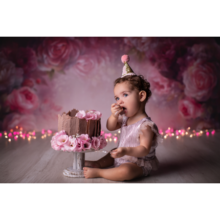 Fundo Fotográfico em Tecido Flores Fine Art / Backdrop CW28