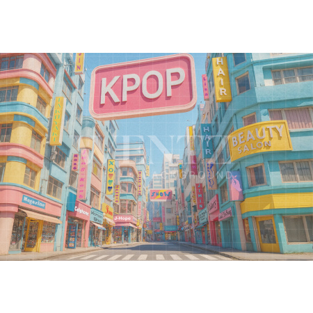 Fundo Fotográfico em Tecido Vila de Dia das Crianças / Backdrop 7814