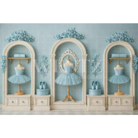 Fundo Fotográfico em Tecido Figurinos de Balé Dia das Crianças / Backdrop 7714