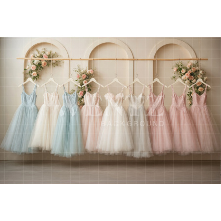 Fundo Fotográfico em Tecido Figurinos de Balé Dia das Crianças / Backdrop 7749