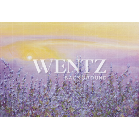 Fundo Fotográfico em Tecido Lavanda Pintado à Mão / Backdrop CW009