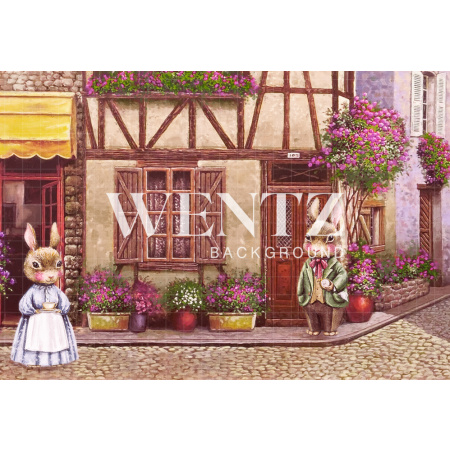 Fundo Fotográfico em Tecido Vila de Páscoa / Backdrop CW106