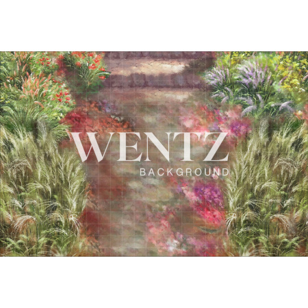 Fundo Fotográfico em Tecido Chão Florido / Backdrop CW117