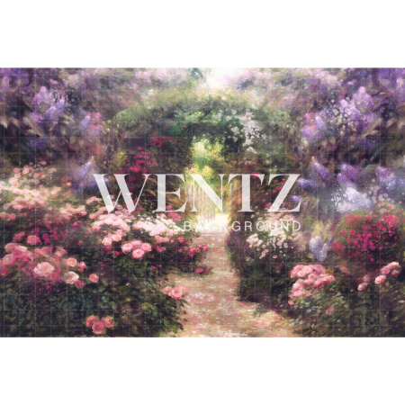 Fundo Fotográfico em Tecido Jardim Encantado / Backdrop CW122