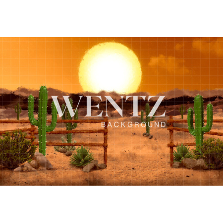 Fundo Fotográfico em Tecido São João Cactos / Backdrop CW143