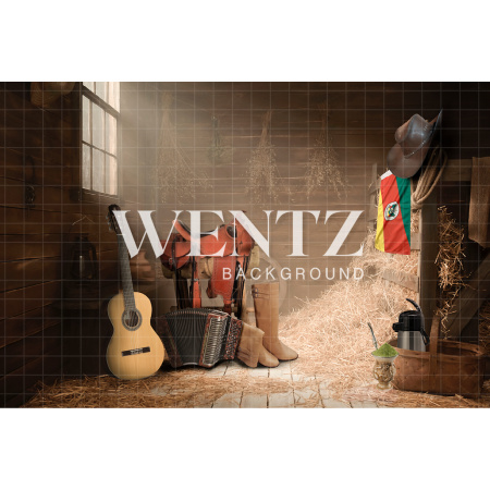 Fundo Fotográfico em Tecido Semana Farroupilha / Backdrop CW163