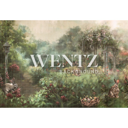 Fundo Fotográfico em Tecido Floresta de Páscoa / Backdrop CW55