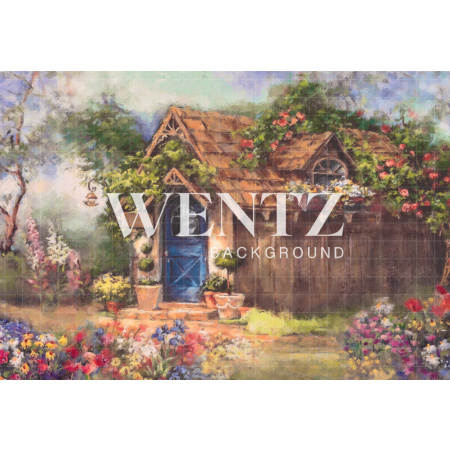 Fundo Fotográfico em Tecido Casa de Páscoa / Backdrop CW92