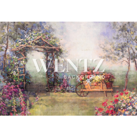 Fundo Fotográfico em Tecido Jardim Encantado de Páscoa / Backdrop CW93