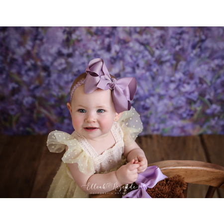 Fundo Fotográfico em Tecido Lavanda Pintado à Mão / Backdrop CW009