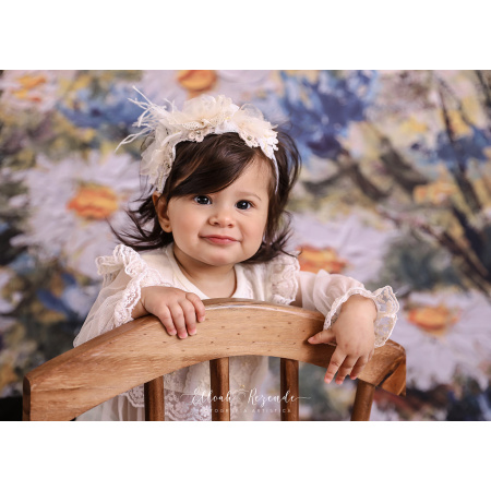 Fundo Fotográfico em Tecido Floral / Backdrop 917