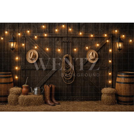 Fundo Fotográfico em Tecido Celeiro / Backdrop 7667