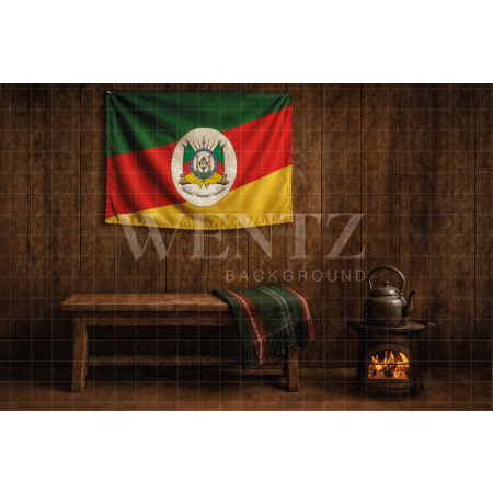 Fundo Fotográfico em Tecido Celeiro / Backdrop 7682