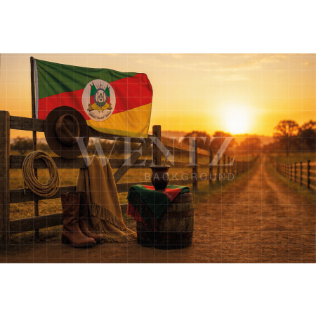 Fundo Fotográfico em Tecido Fazenda / Backdrop 7694