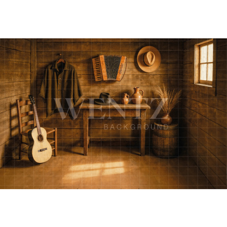 Fundo Fotográfico em Tecido Celeiro / Backdrop 7695