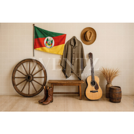 Fundo Fotográfico em Tecido Cenário Country / Backdrop 7699