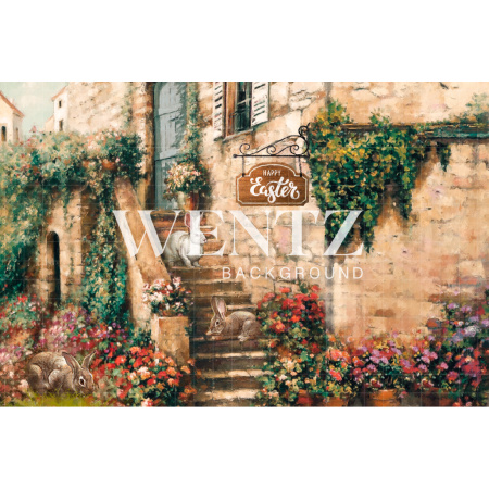 Fundo Fotográfico em Tecido Vila de Páscoa / Backdrop CW52