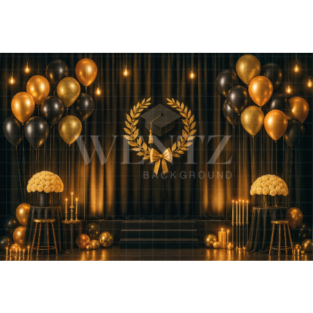 Fundo Fotográfico em Tecido Formatura / Backdrop 7827