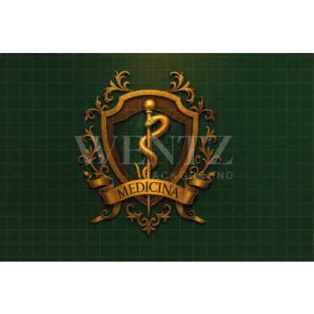 Fundo Fotográfico em Tecido Formatura Medicina / Backdrop 7830